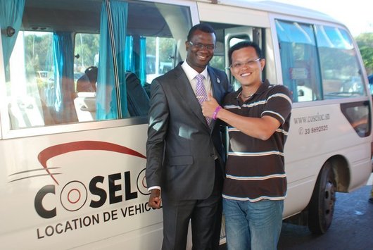 Voici Pierre Mbow le patron de l'hotel Terrou Bi