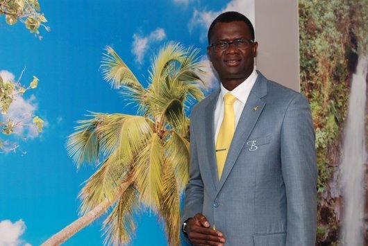Voici Pierre Mbow le patron de l'hotel Terrou Bi