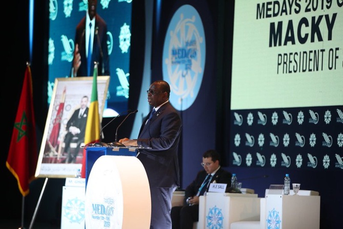 Récompense : le président Macky Sall a reçu le prix MEDays 2019 au Maroc