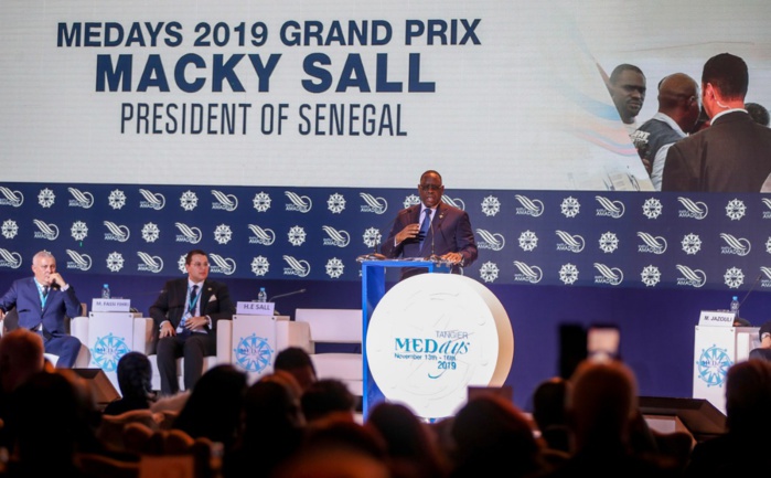 Le Président Macky Sall recevant le Grand Prix Medays: "Si l’Afrique recevait son dû par des échanges plus équitables, on ne parlerait plus d’aide publique au développement !"