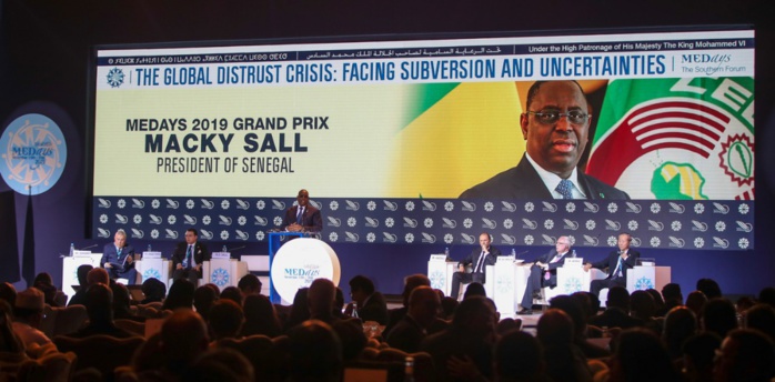 Le Président Macky Sall recevant le Grand Prix Medays: "Si l’Afrique recevait son dû par des échanges plus équitables, on ne parlerait plus d’aide publique au développement !"