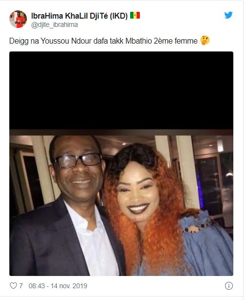 Mariage: La rumeur qui affole la toile sur Youssou Ndour et Mbathio Ndiaye