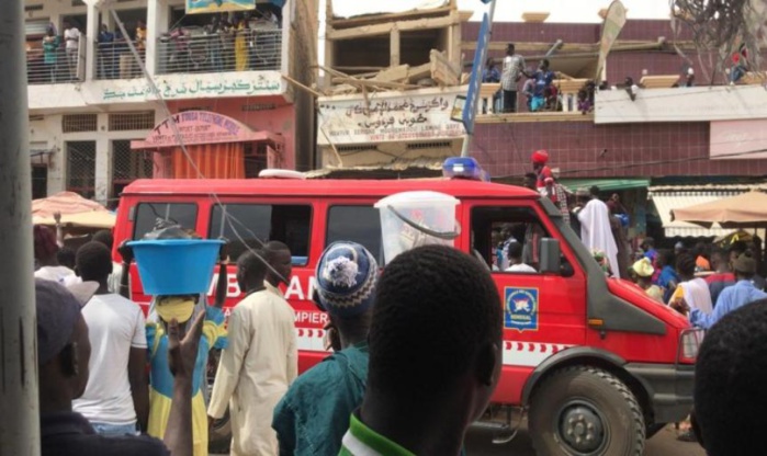 Marché Ocass de Touba : Le pan d’un bâtiment s’effondre sur une dame