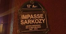 Des "impasses Sarkozy" fleurissent dans Paris