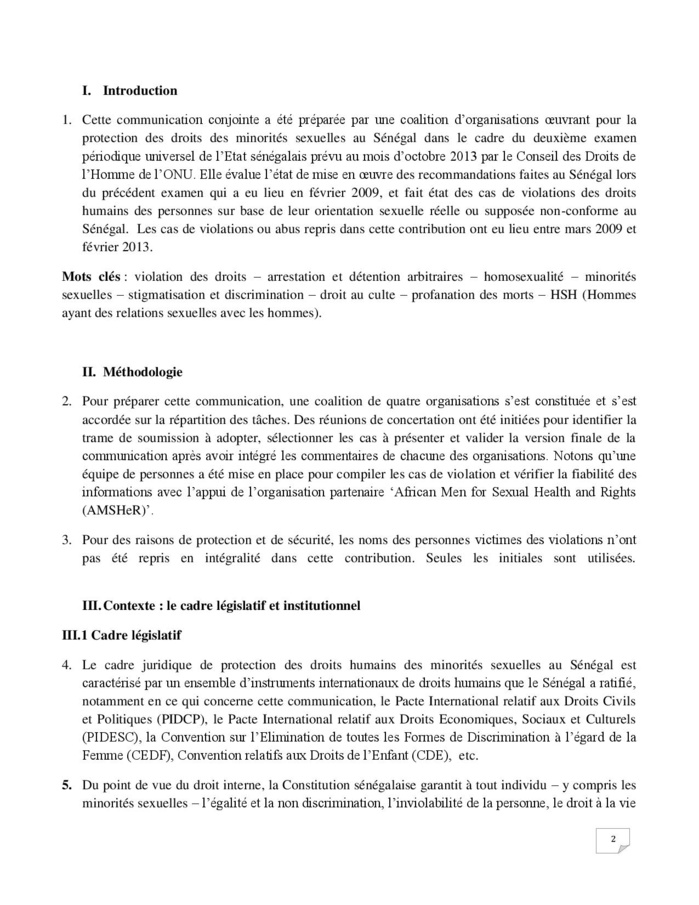 Récépissés des associations d'homosexuels : ces détails qui bétonnent les preuves brandis par de Mame Matar Gueye (documents) Récépissés des associations d'homosexuels : ces détails qui bétonnent les preuves brandis par de Mame Matar Gueye (documents)