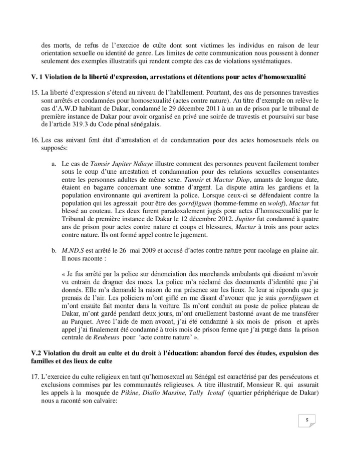Récépissés des associations d'homosexuels : ces détails qui bétonnent les preuves brandis par de Mame Matar Gueye (documents) Récépissés des associations d'homosexuels : ces détails qui bétonnent les preuves brandis par de Mame Matar Gueye (documents)