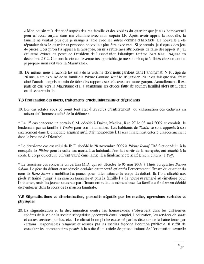 Récépissés des associations d'homosexuels : ces détails qui bétonnent les preuves brandis par de Mame Matar Gueye (documents) Récépissés des associations d'homosexuels : ces détails qui bétonnent les preuves brandis par de Mame Matar Gueye (documents)