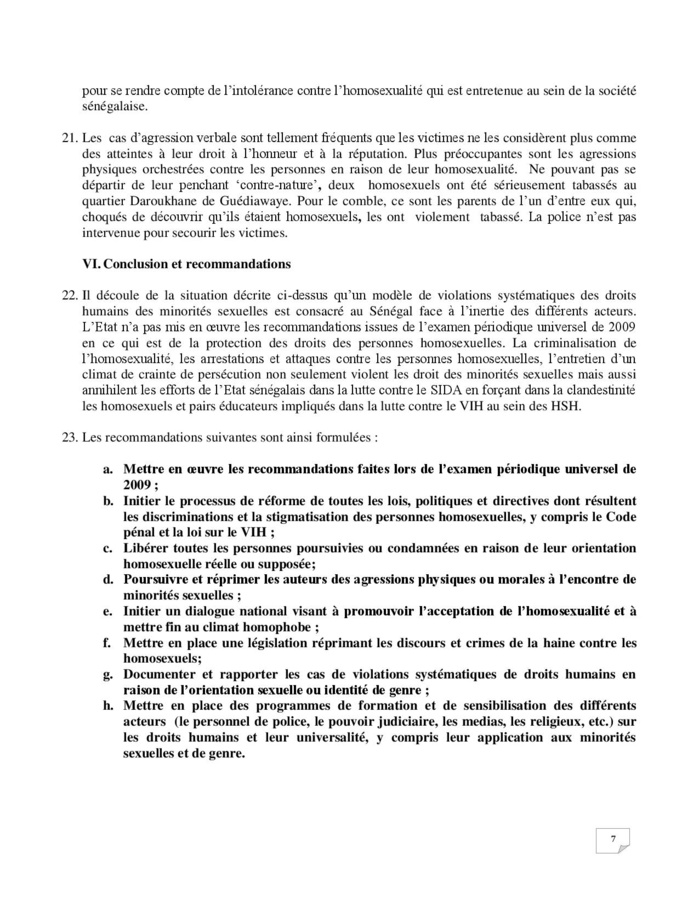 Récépissés des associations d'homosexuels : ces détails qui bétonnent les preuves brandis par de Mame Matar Gueye (documents) Récépissés des associations d'homosexuels : ces détails qui bétonnent les preuves brandis par de Mame Matar Gueye (documents)
