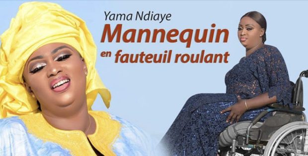 PHOTOS - Yama Ndiaye, mannequin en fauteuil roulant, soutenue par sa fille