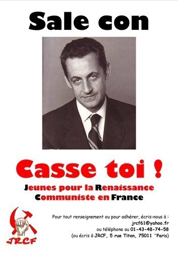 Sarkozy traite Yann Barthes de "con" et Rémi Gaillard de "racaille" 