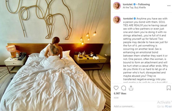 Tonto Dikeh explique ce qui se passe lorsque l’on couche avec une personne Tonto Dikeh explique ce qui se passe lorsque l’on couche avec une personne