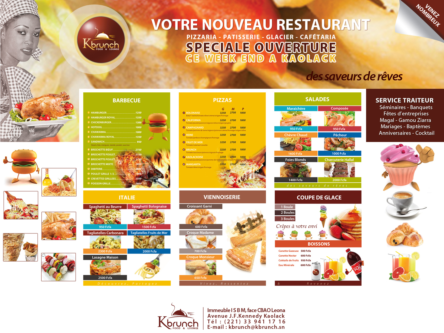 Les photos exclusives du nouveau restaurant Kaolackois Kbrunch