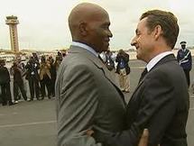 Sarkozy rend hommage à Wade