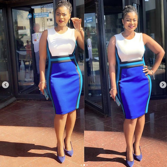 PHOTOS : Merry Bèye Diouf de la Tfm rayonnante, elle étale sa beauté et sa classe
