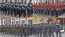 Prise d’armes : 1 252 militaires et paramilitaires attendus à la place de l’Indépendance
