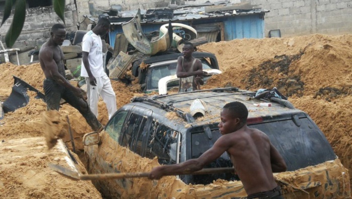 Congo: Brazzaville défigurée par les éboulements et les ensablements