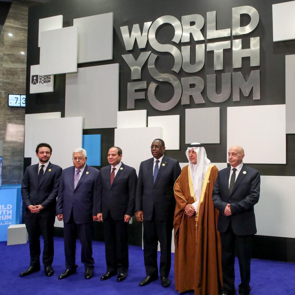 Photos : Quelques images du President Macky Sall au forum mondial de la jeunesse en Égypte