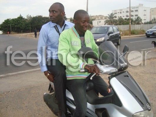 Guorgui Ndiaye en feeling moto-stop!!!