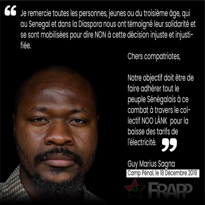 Guy Marius au Camp pénal: L'activiste s'adresse à la nation depuis sa cellule 