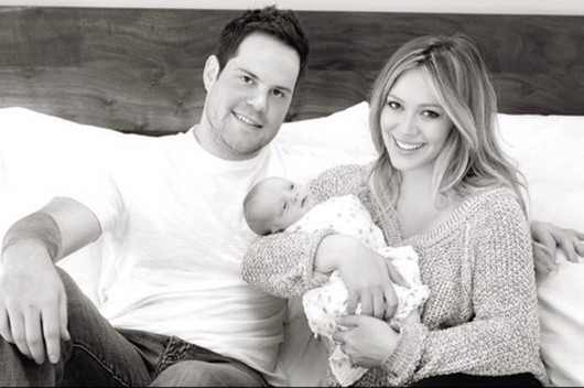 Photo : Hilary Duff en famille après son accouchement