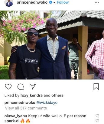 «Garde ta femme loin de Wizkid», un fan met en garde Ned Nwoko