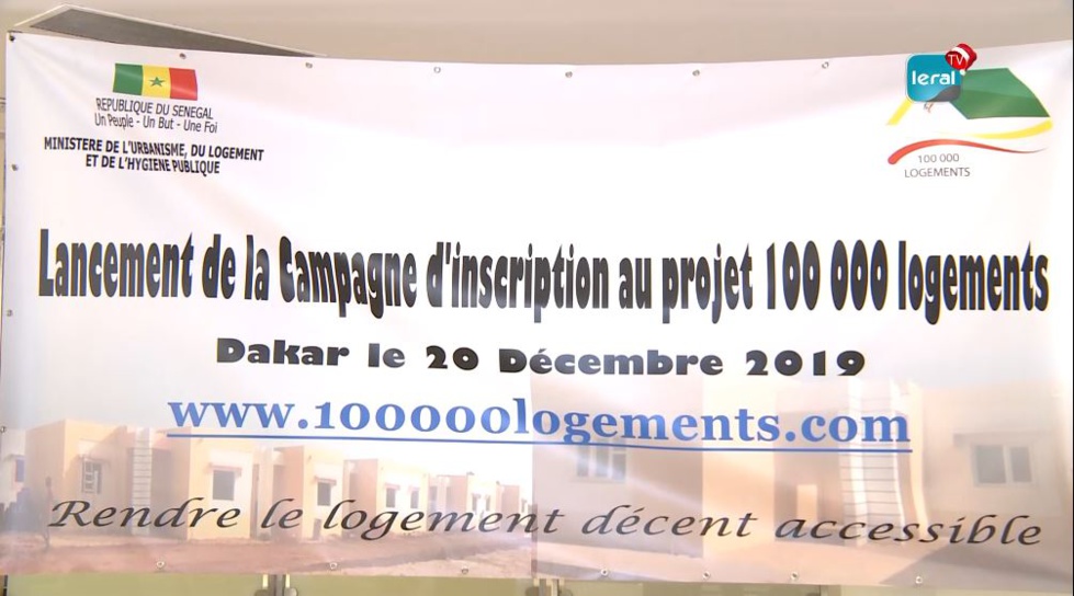 VIDEO + PHOTOS - Lancement de la campagne d'inscription au projet 100 000 logements (Abdou Karim Fofana)