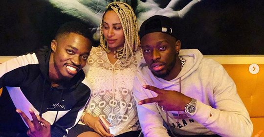 PHOTOS - Pod en toute complicité avec Dadju et Maître Gims