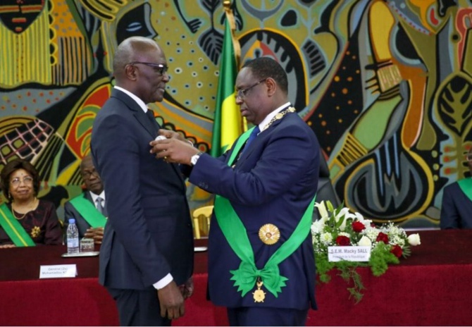 Photos: l'homme d'affaires Babacar Ngom élevé au rang de Grand Officier de l'Ordre National du Lion
