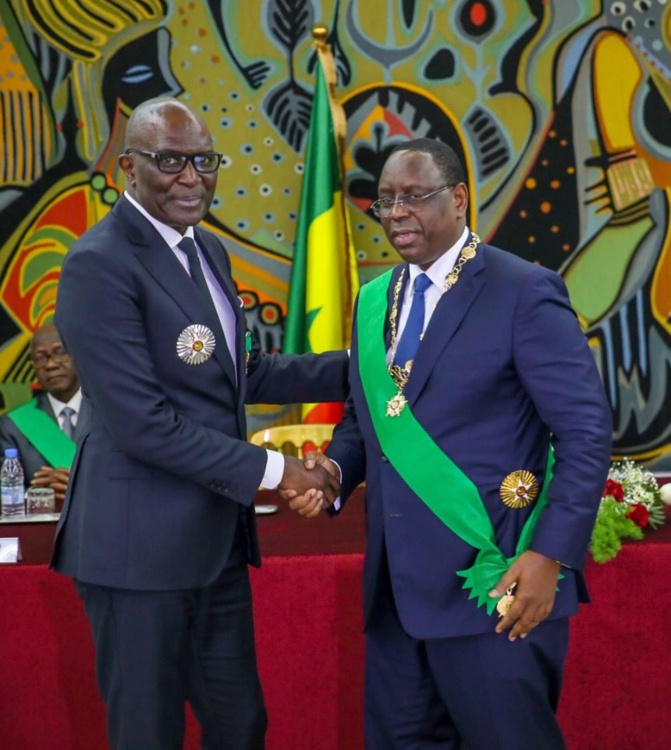 Photos: l'homme d'affaires Babacar Ngom élevé au rang de Grand Officier de l'Ordre National du Lion