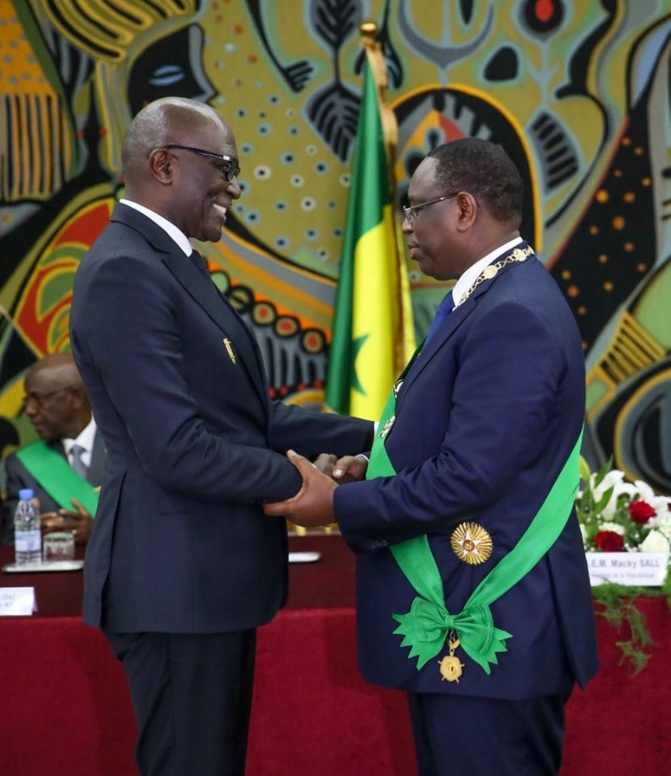 Photos: l'homme d'affaires Babacar Ngom élevé au rang de Grand Officier de l'Ordre National du Lion