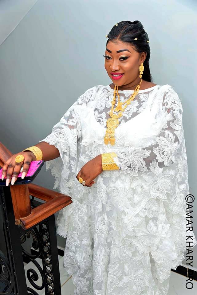 PHOTOS - Le baptême du fils de Mama Thiam "Diva création", Mme Diassé