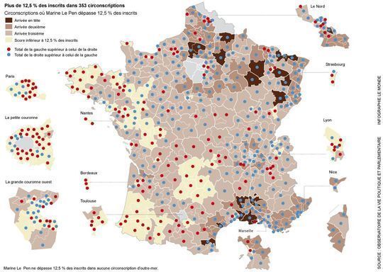 La droite est menacée par une vague FN aux législatives La droite est menacée par une vague FN aux législatives