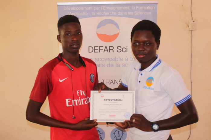 DEFAR Sci avec TEKKITECHNO à Linguère: Cérémonie de clôture de la première édition des 48h d'initiation en Design et aux objets connectés