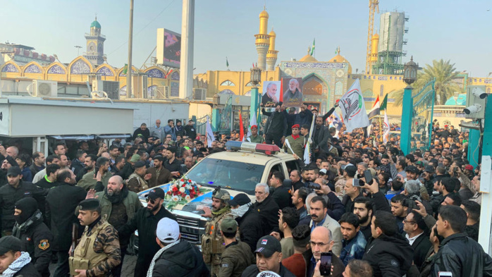 "Mort à l'Amérique", le cri de milliers d'Irakiens aux funérailles du général iranien Soleimani