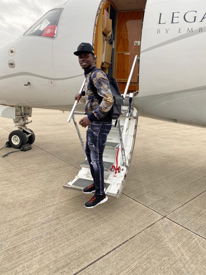 Ballon d'Or: Regardez les images de l'arrivée de Sadio Mané au Caire
