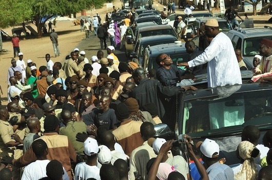 Macky Sall de nouveau pris dans les embouteillages