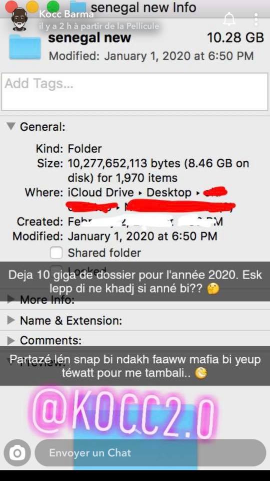 Kocc Barma annonce son retour sur Snapchat Kocc Barma annonce son retour sur Snapchat