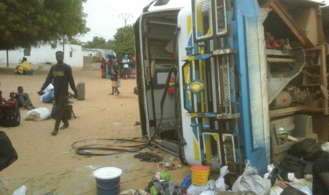 Kaffrine: Plusieurs blessés graves dans un accident survenu à Katakel