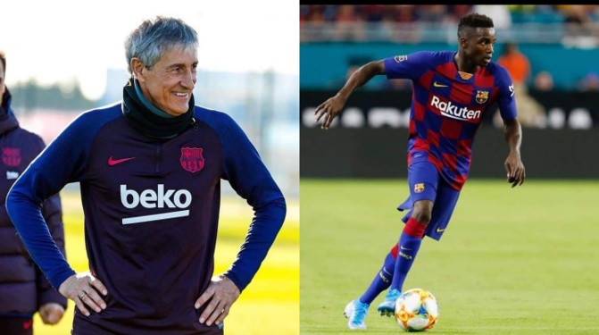 Fc Barcelone: Le nouveau coach Quique Setién interpellé sur le cas Moussa Wagué