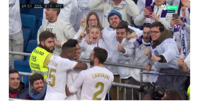 Liga: Le doublé de Casemiro permet au Real de prendre provisoirement la première place