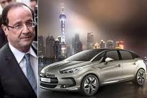 François Hollande choisit une Citroën ds5 hybride pour son investiture