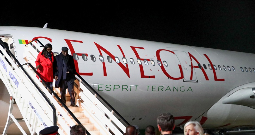 Arrivée à Londres du Président Macky Sall