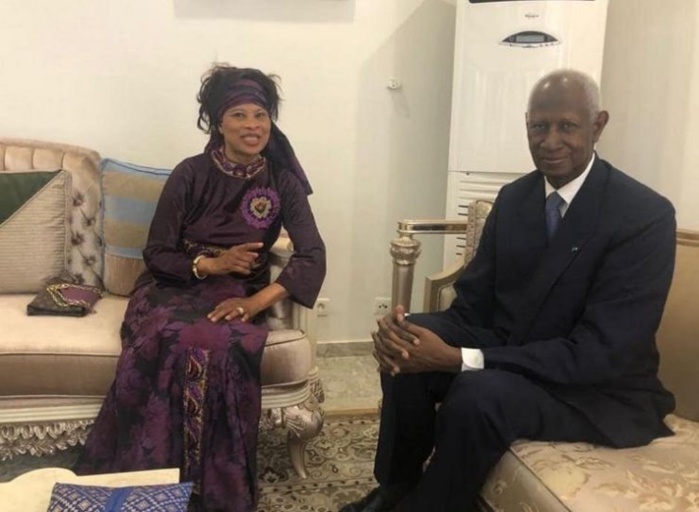 PHOTOS - Retrouvaille chaleureuse entre Me Aissata Tall Sall et Abdou Diouf