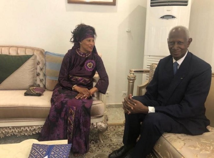 PHOTOS - Retrouvaille chaleureuse entre Me Aissata Tall Sall et Abdou Diouf