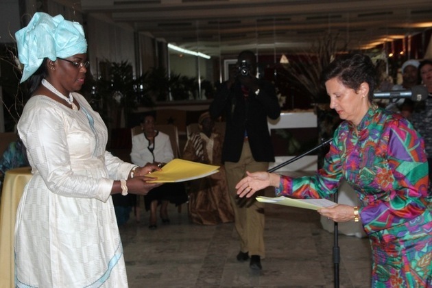 Photos : La première sortie officielle de Mareme, la femme de Macky Sall