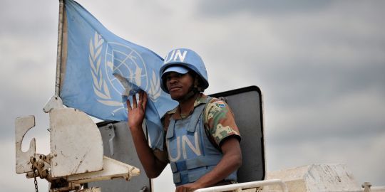 Congo-Kinshasa : 11 casques bleus blessés par balle au Sud-Kivu
