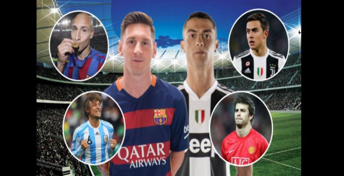 Découvrez 12 footballeurs qui ont joué aux côtés de Messi et Cristiano Ronaldo (photos)
