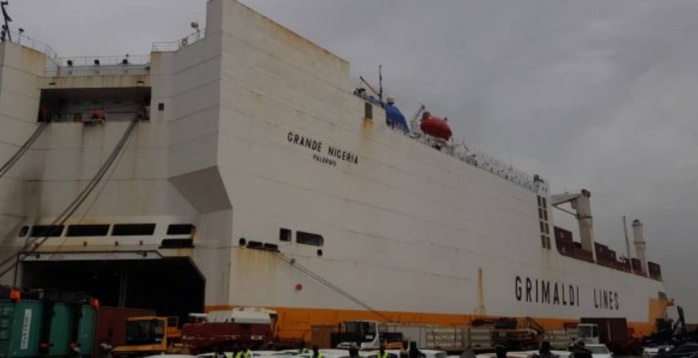 PHOTOS- Voici "Grande Nigéria", le bateau qui transportait la tonne de drogue saisie au Port de Dakar
