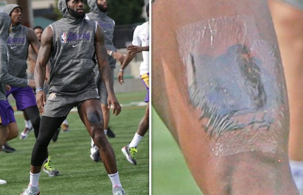 PHOTOS – Lebron James a déjà son tatouage en hommage à Kobe Bryant