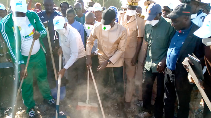 Cleaning Day à Gossas: Dionne annonce l’installation des Comités de quartier pour maintenir la ville  propre